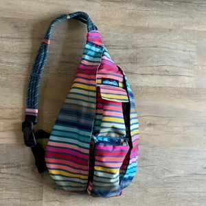 KAVU Original Rope Sling Bag Crossbody Backpack Outdoor EUC backpack, one owner